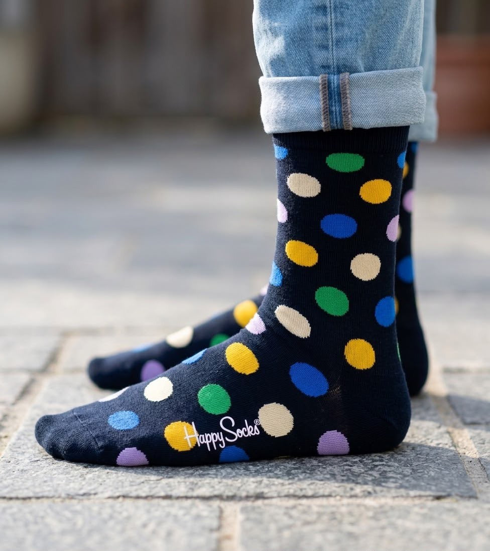 Happy Socks Big Dot, Socken Größe 41-46 – Bild 1