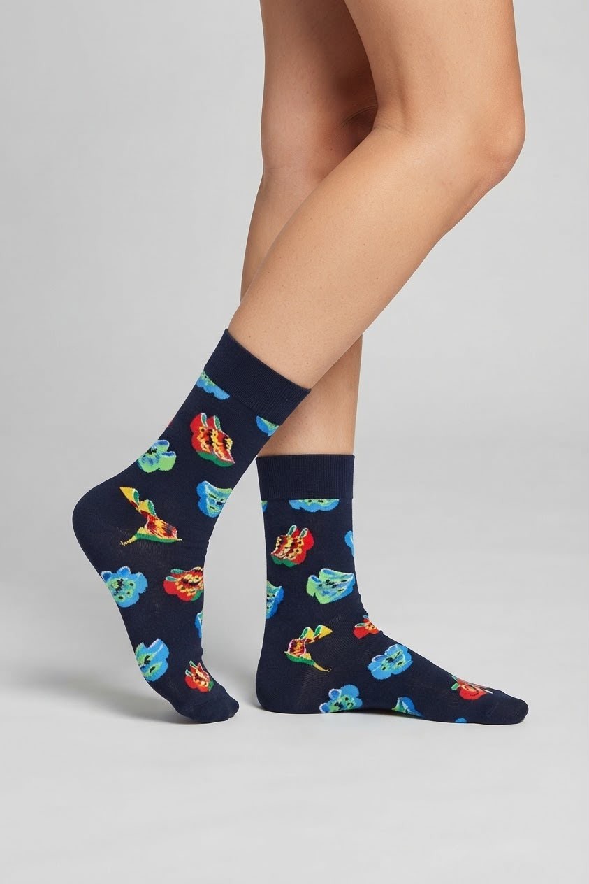 Happy Socks Clogs Dark Blue, Socken Größe 41-46 – Bild 2