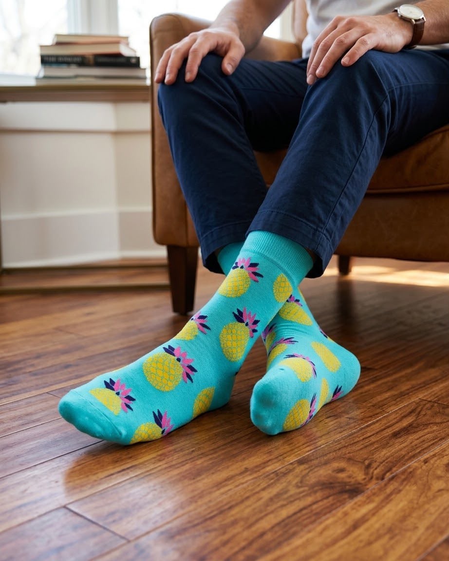 Happy Socks Pineapple, Socken Größe 36-40 – Bild 2