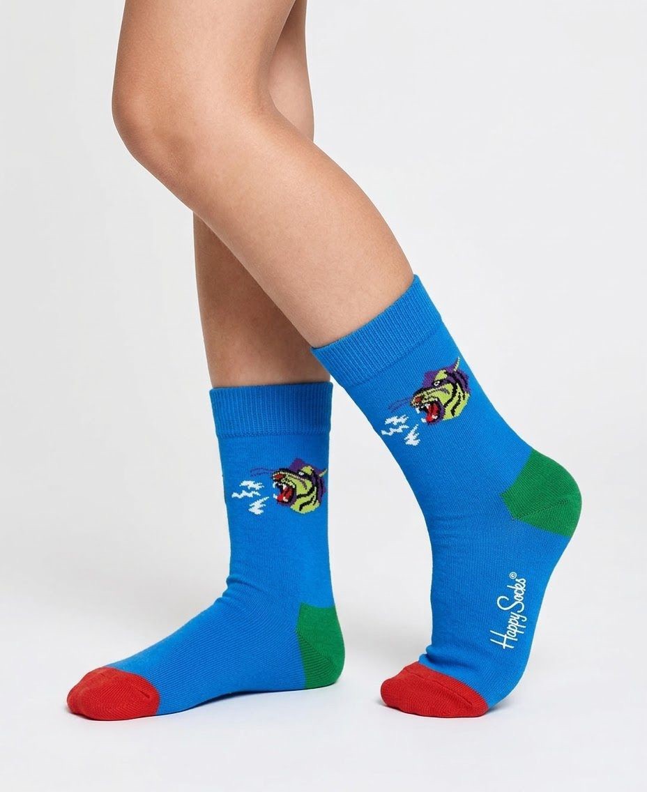Happy Socks Tiger Kinder, Socken Größe 28-31 – Bild 1