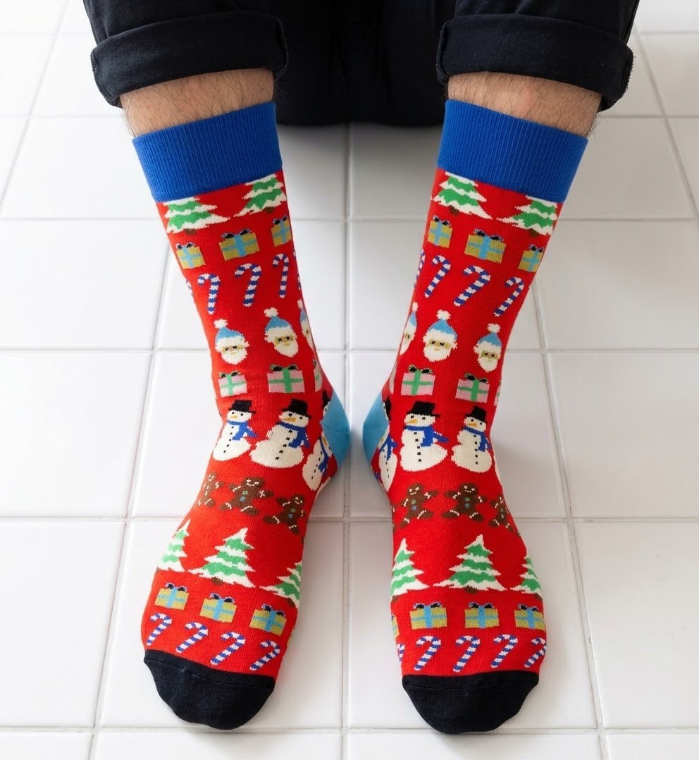 Happy Socks Christmas, Socken Größe 41-46 – Bild 1