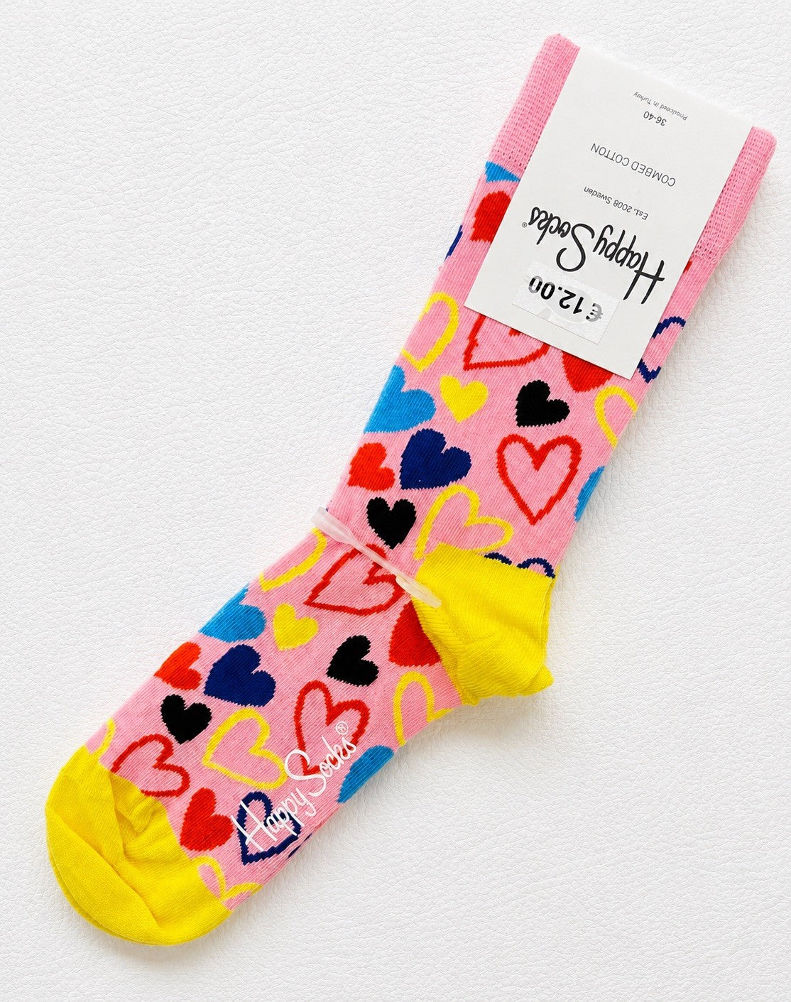 Happy Socks Heart, Socken Größe 36-40 – Bild 1
