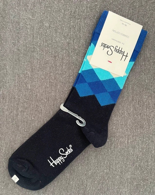 Happy Socks Faded Diamond, Socken Größe 36-40 – Bild 1