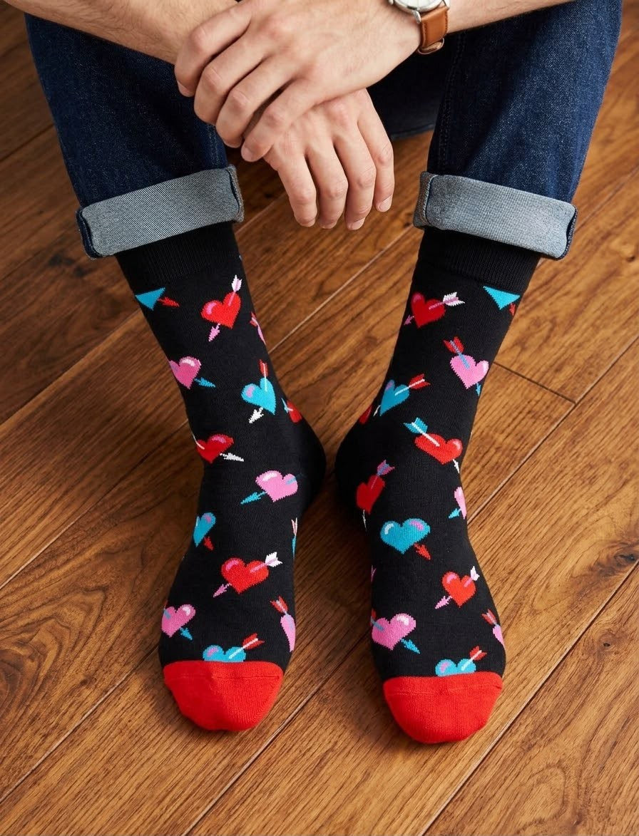 Happy Socks Heart, Socken Größe 41-46 – Bild 1