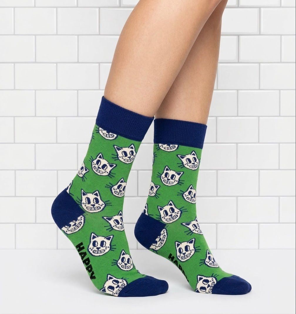 Happy Socks Cat, Socken Größe 41-46 – Bild 1