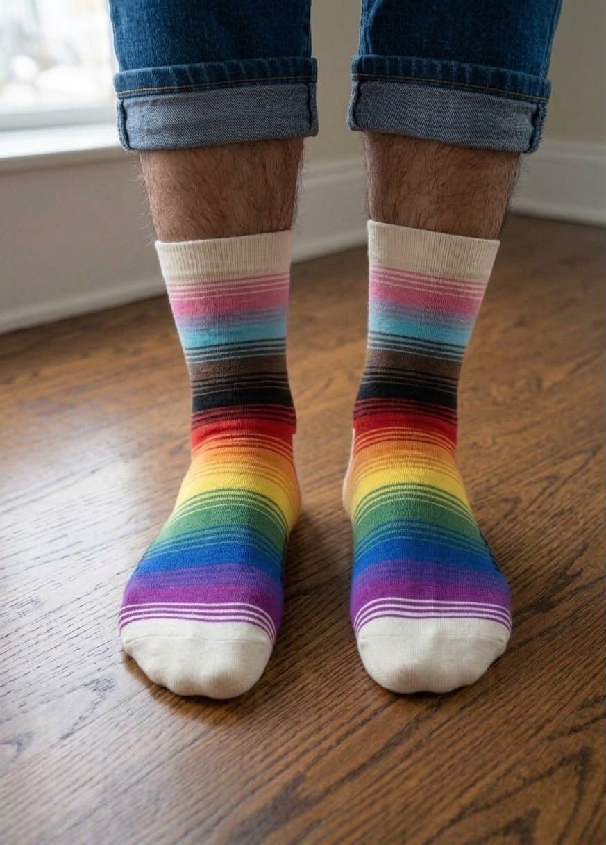 Happy Socks Rainbow Pride Stripe, Socken Größe 36-40 – Bild 3