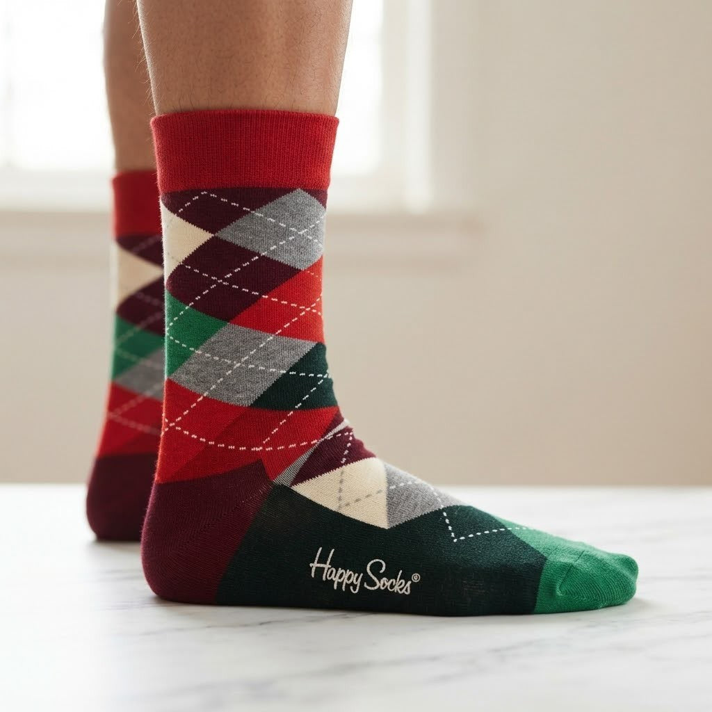 Happy Socks Argyle, Socken Größe 41-46 – Bild 1