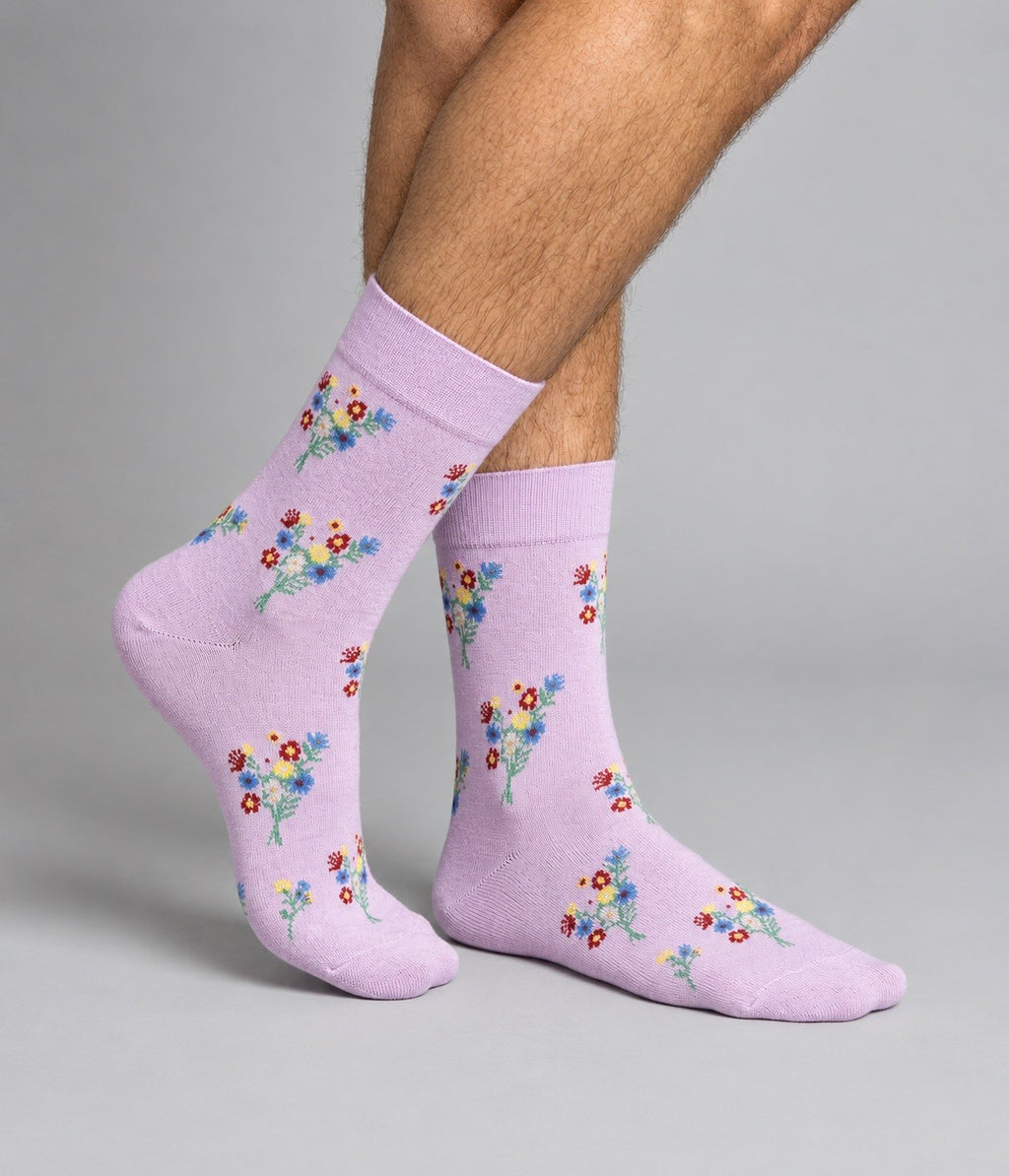 Happy Socks Flower Rosa, Socken Größe 41-46 – Bild 1