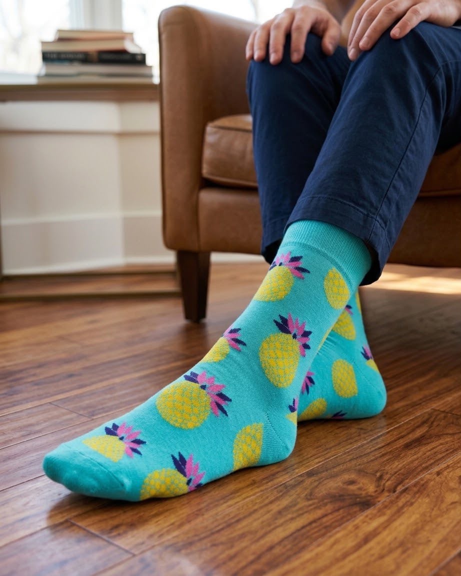 Happy Socks Pineapple, Socken Größe 36-40 – Bild 1