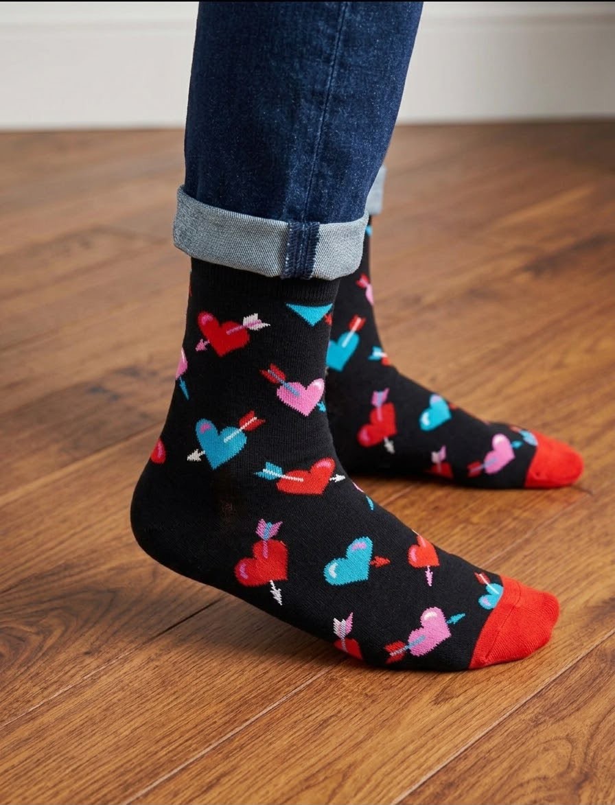 Happy Socks Heart, Socken Größe 41-46 – Bild 2