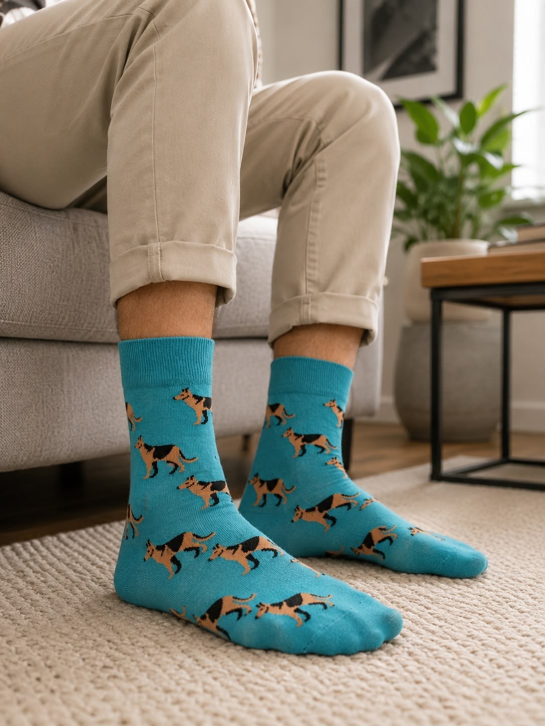 Happy Socks German Shepherd, Socken Größe 41-46 – Bild 1