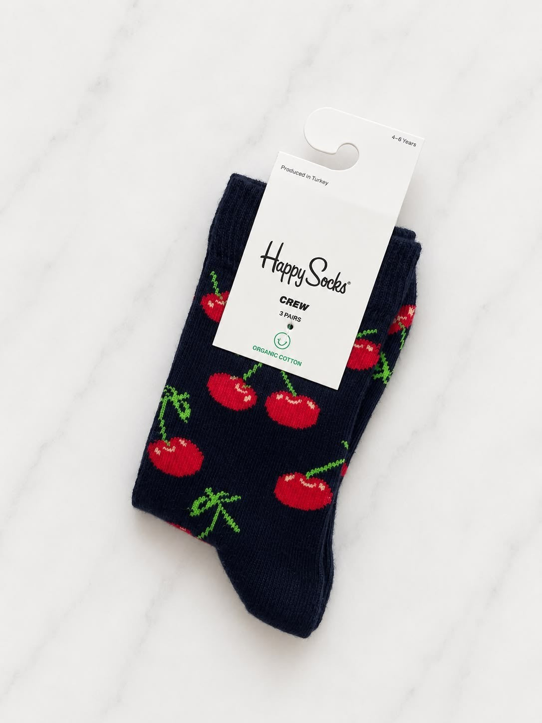 Happy Socks Cherry Kinder, Socken Größe 28-31 – Bild 1