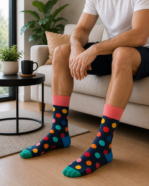 Happy Socks Big Dot, Socken Größe 41-46 – Bild 1