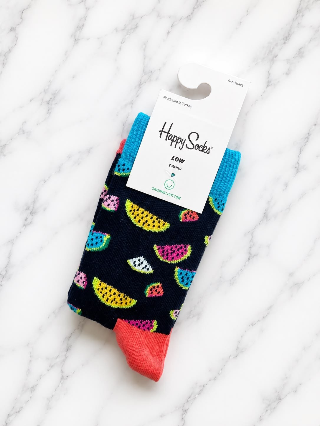 Happy Socks Watermelon Kinder, Socken Größe 28-31 – Bild 1