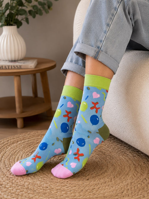 Happy Socks Balloons Light Blue, Socken Größe 36-40 – Bild 1