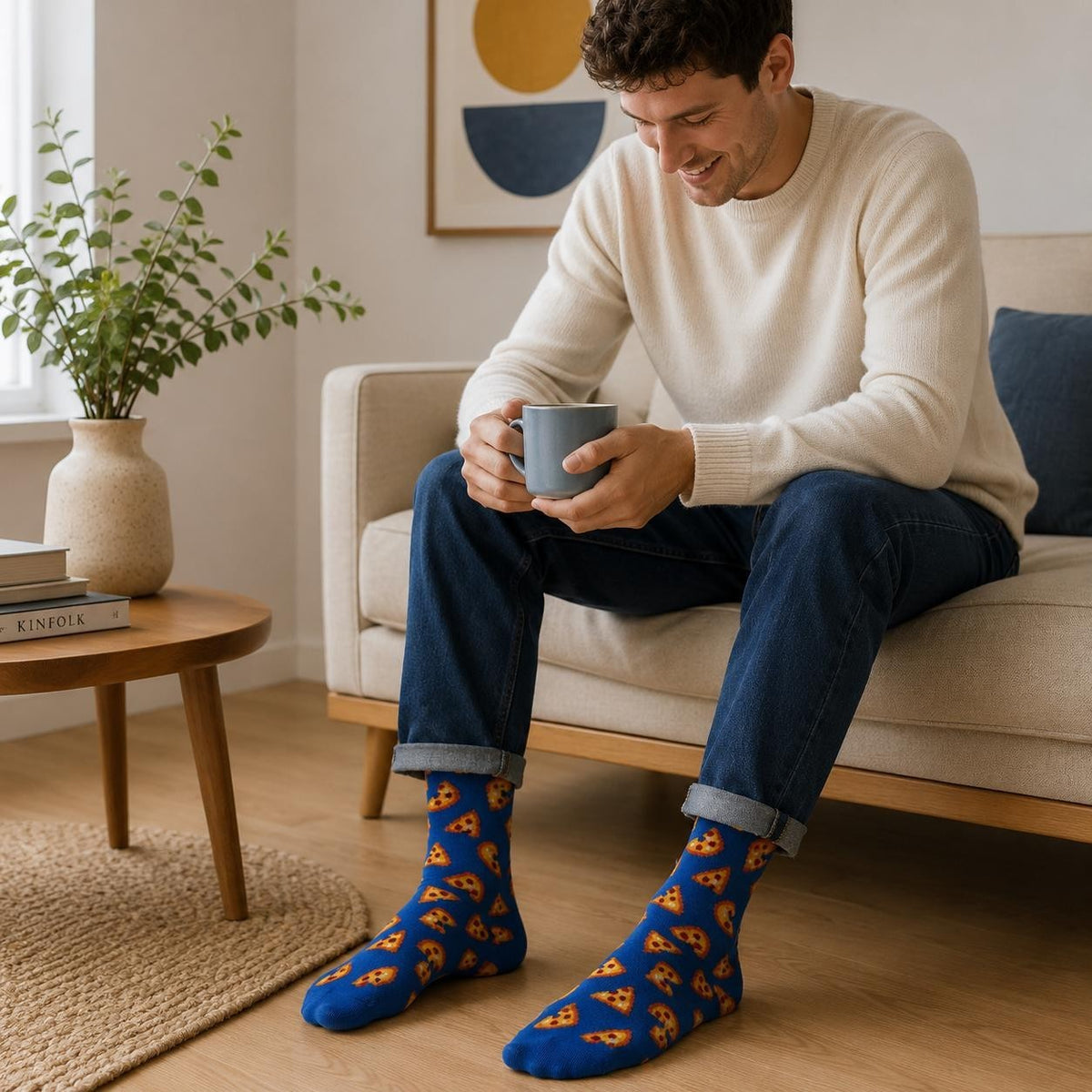 Happy Socks Pizza Love, Socken Größe 41-46 – Bild 1