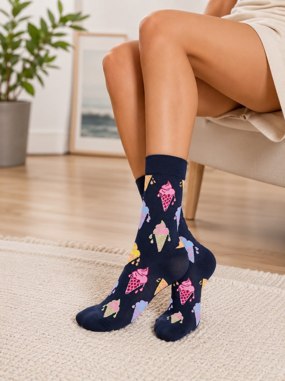 Happy Socks Ice Cream, Socken Größe 41-46 – Bild 2