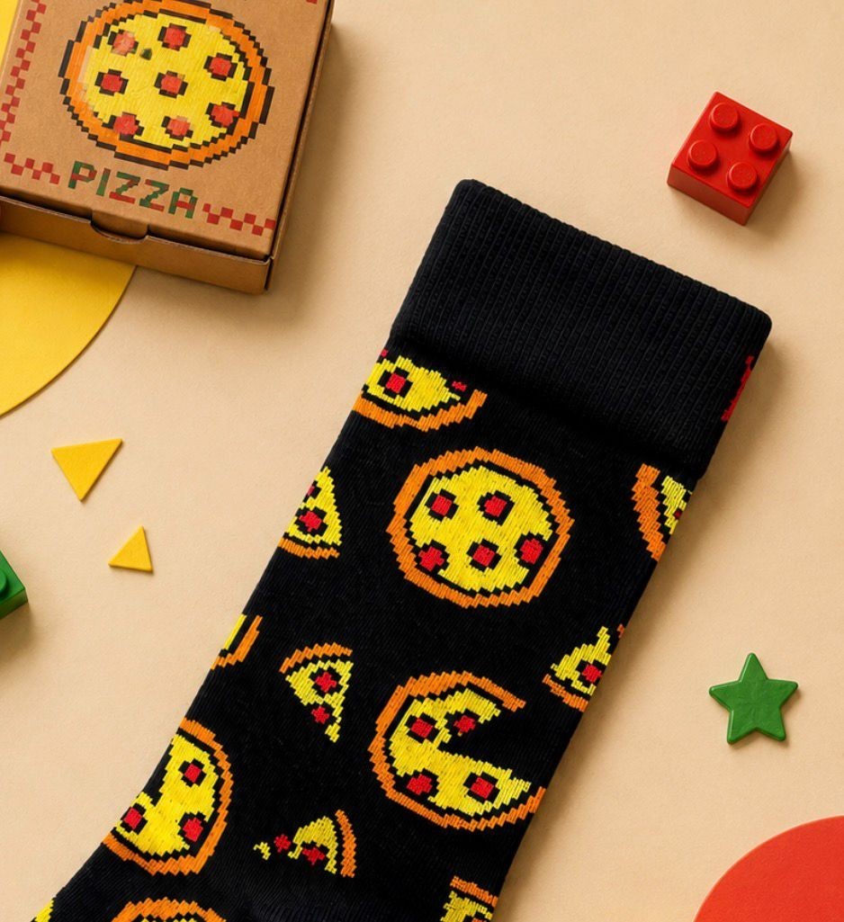 Happy Socks Pizza Love, Socken Größe 41-46 – Bild 4
