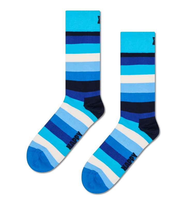 Happy Socks Stripe Blau, Socken Größe 41-46 – Bild 1