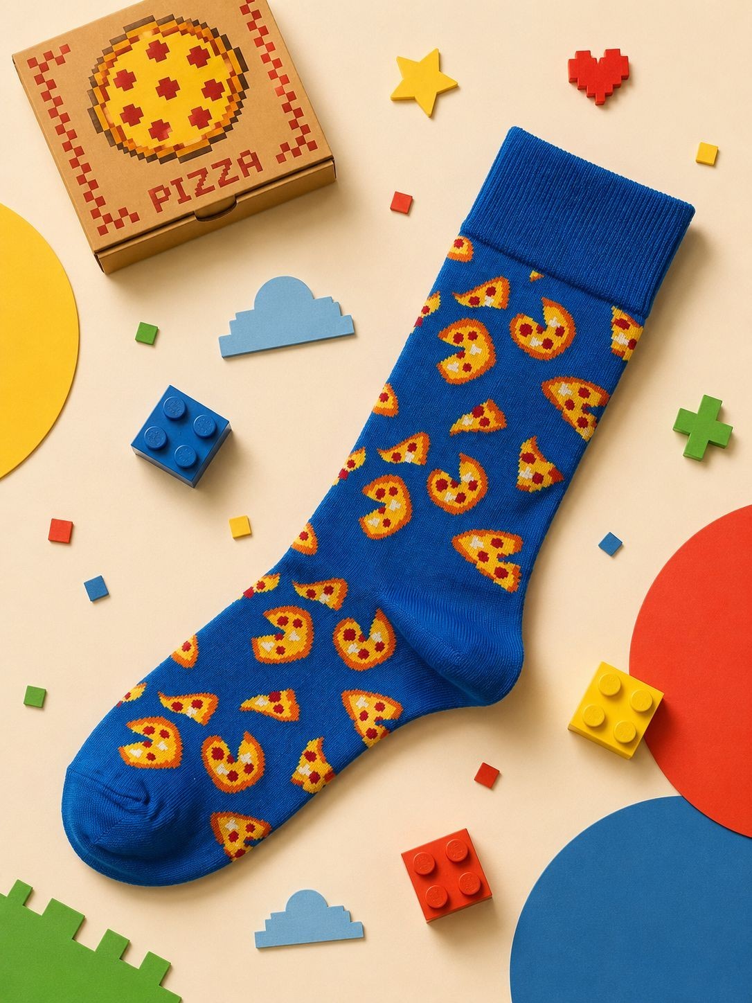 Happy Socks Pizza Love, Socken Größe 41-46 – Bild 2