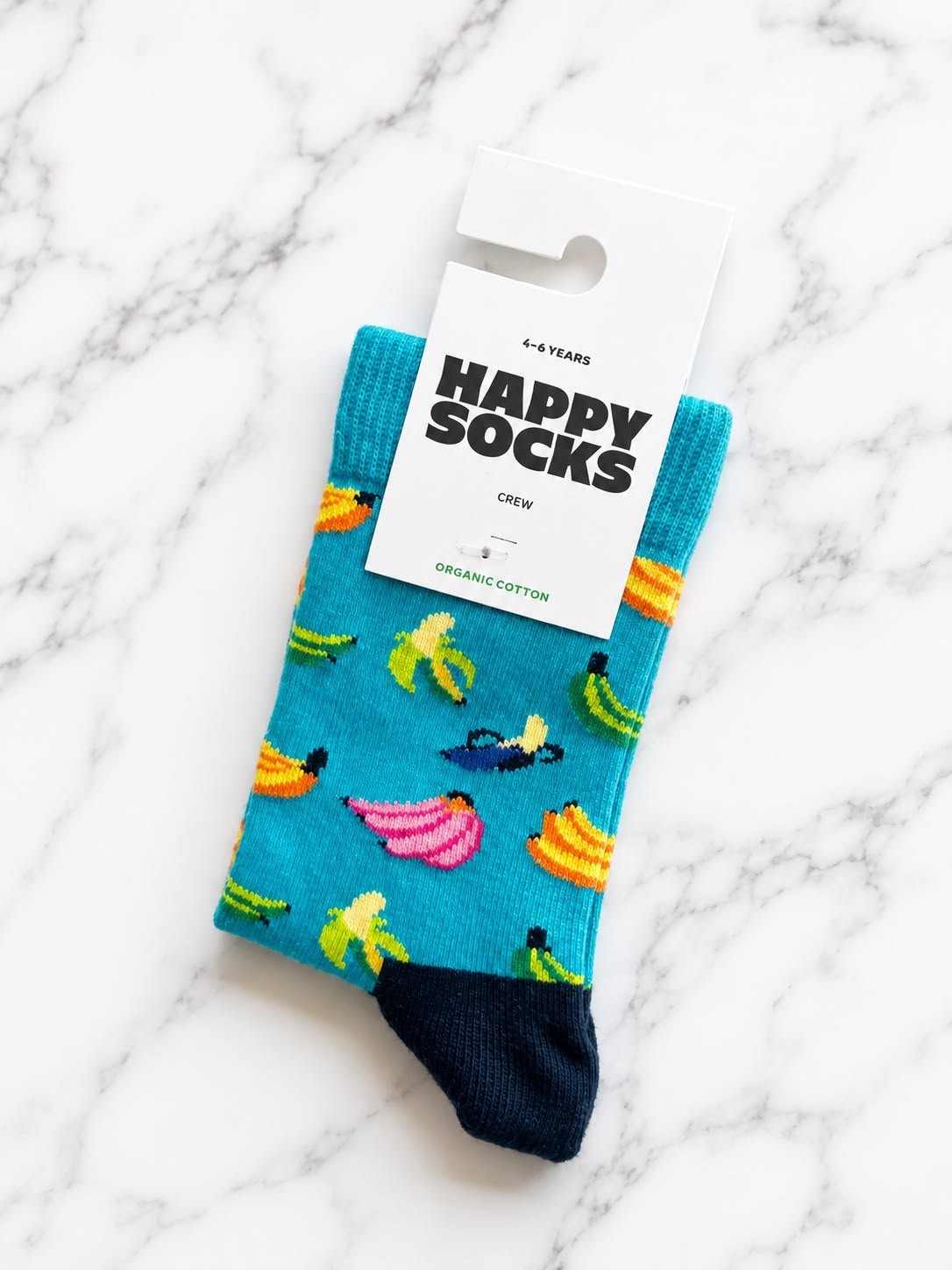 Happy Socks Banana Kinder, Socken Größe 28-31 – Bild 1