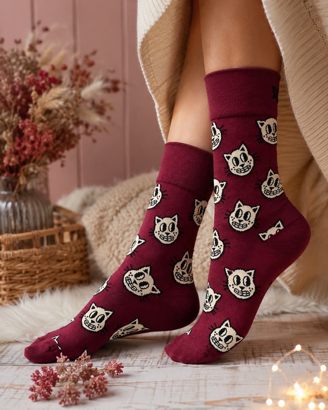 Happy Socks Cat, Socken Größe 36-40 – Bild 1
