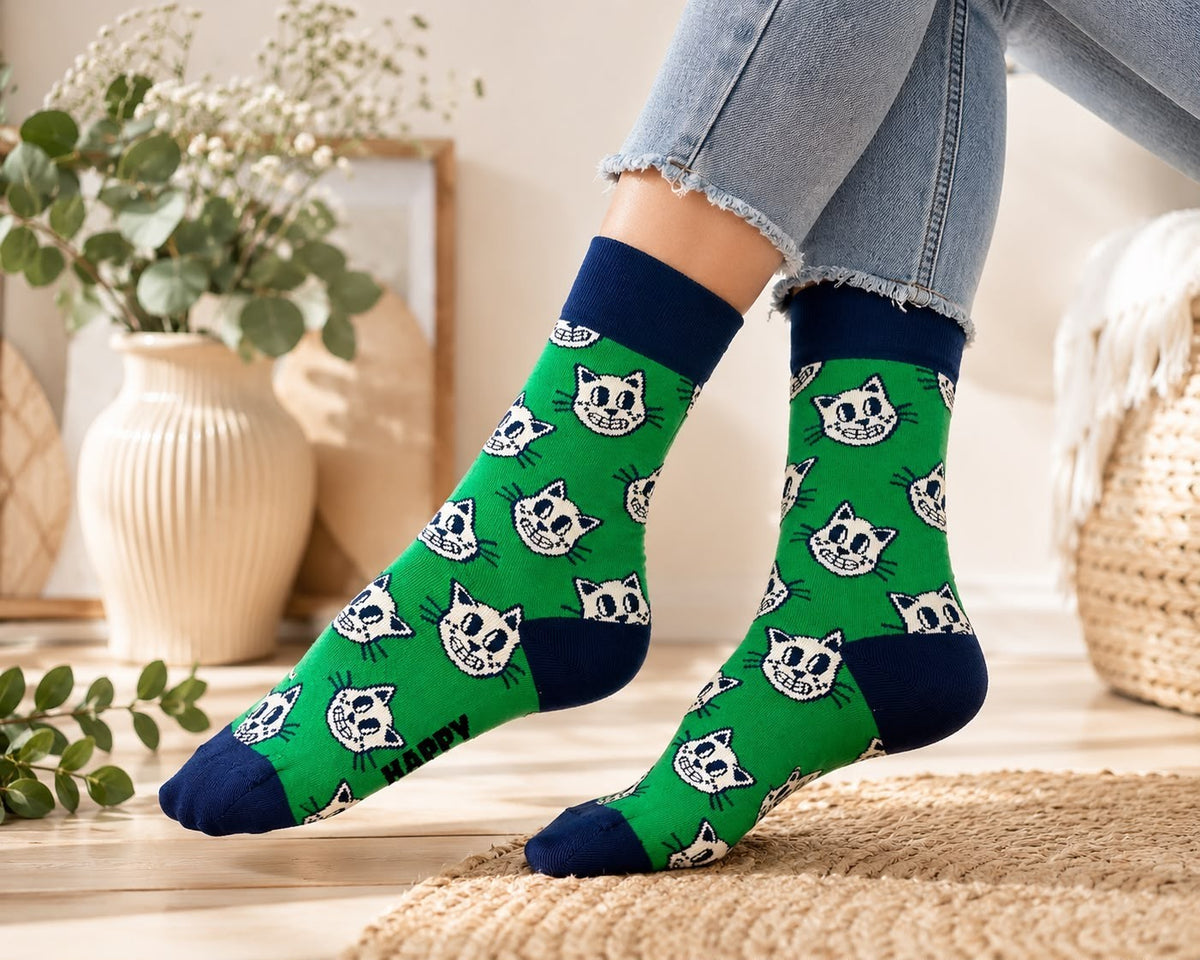 Happy Socks Cat, Socken Größe 36-40 – Bild 2